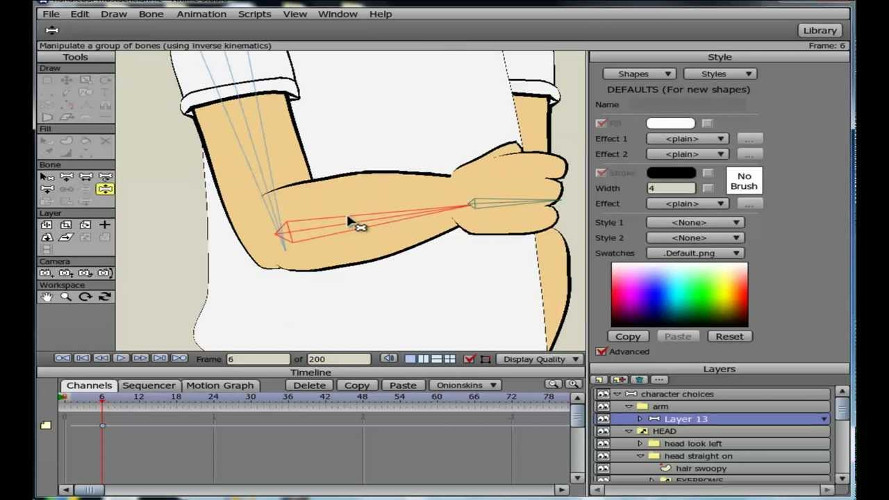 how to make characters in anime studio debut 10