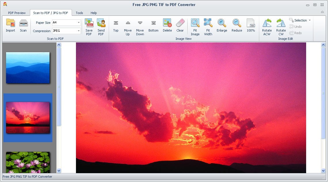Download Free JPG PNG TIF to PDF Converter download for free - SoftDeluxe