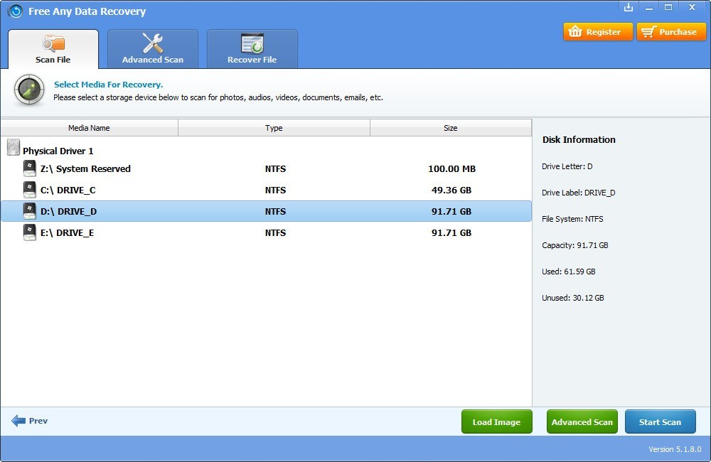 Free Any Data Recovery - Screenshot #12