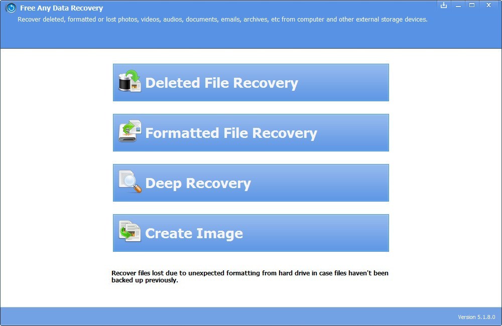 Free Any Data Recovery - Screenshot #11