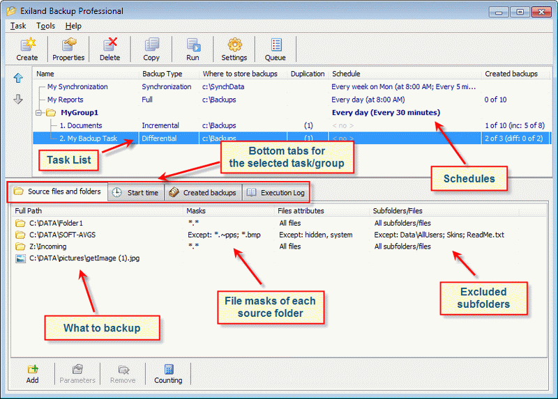 File attributes c. Exiland Backup. Exiland Backup Standard. Программу Exiland Backup.. Exiland Backup professional.