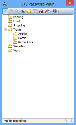 S10 Password Vault - Screenshot #4