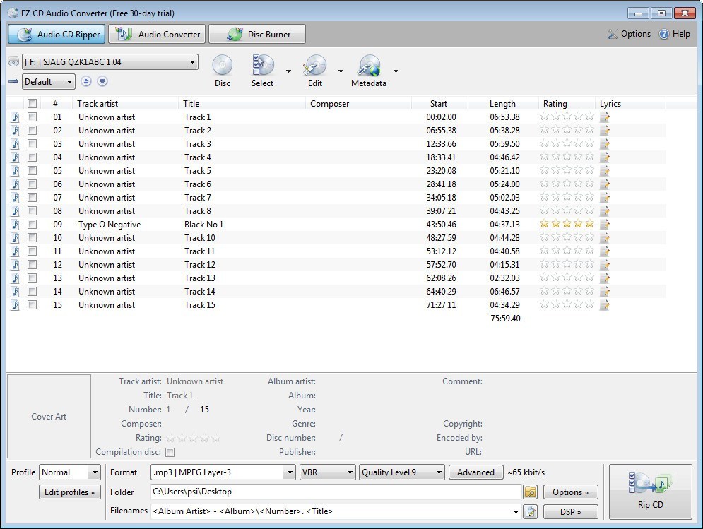 free EZ CD Audio Converter 11.3.0.1