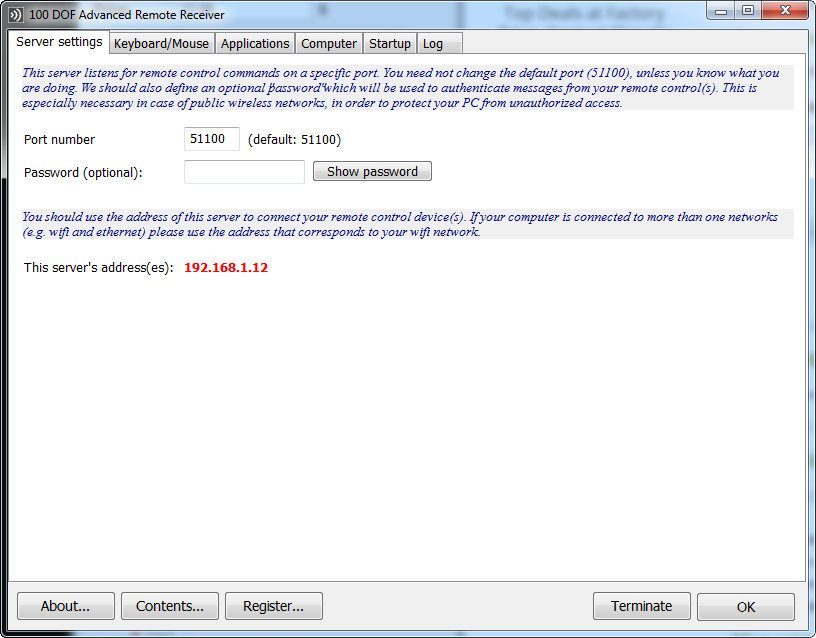 Advanced Remote Receiver - Screenshot #1