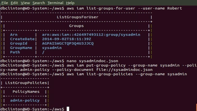 AWS Command Line Interface - Screenshot #2
