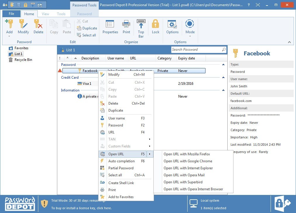 Password Depot - Screenshot #20
