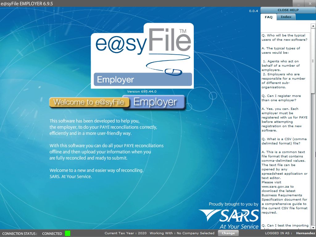 e@syFile-employer - Screenshot #1