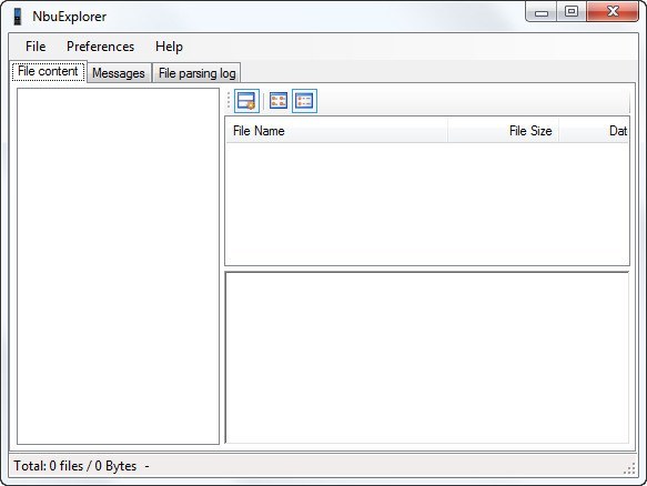 NbuExplorer - Screenshot #1