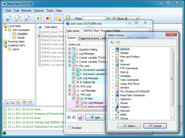 RoboTask 9.7.0.1128 download the last version for windows