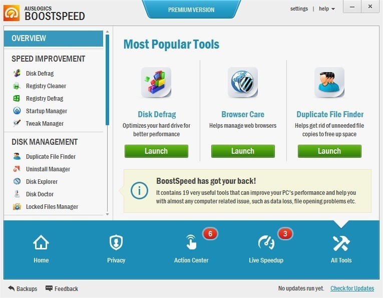 AusLogics BoostSpeed - Screenshot #8