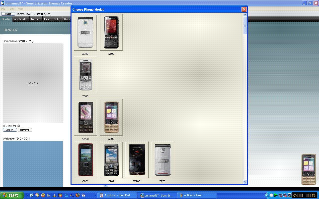 Sony Ericsson Themes Creator - Screenshot #11