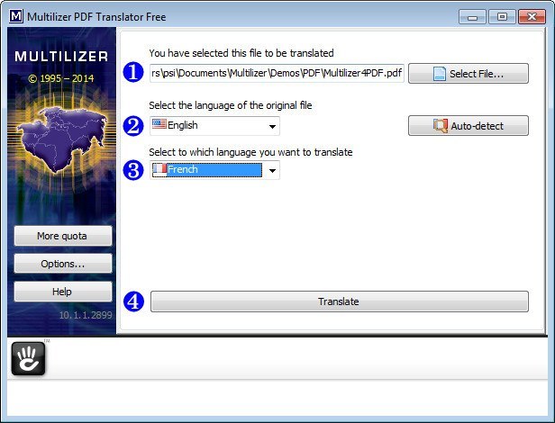 Multilizer PDF Translator - Screenshot #8