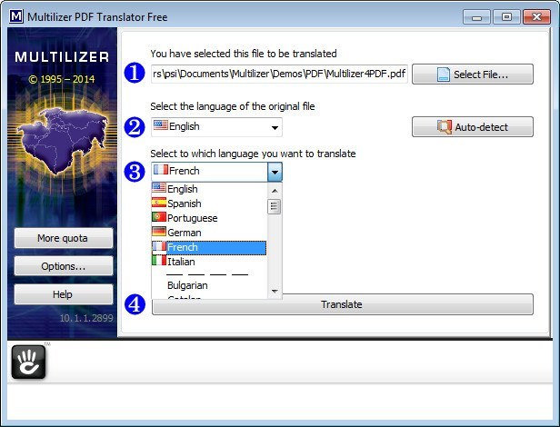 Multilizer PDF Translator - Screenshot #5