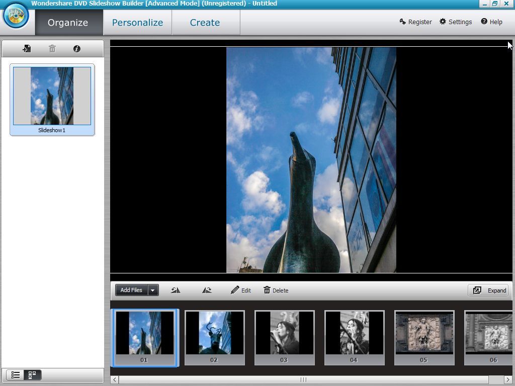 Wondershare DVD Slideshow Builder Deluxe - Screenshot #12
