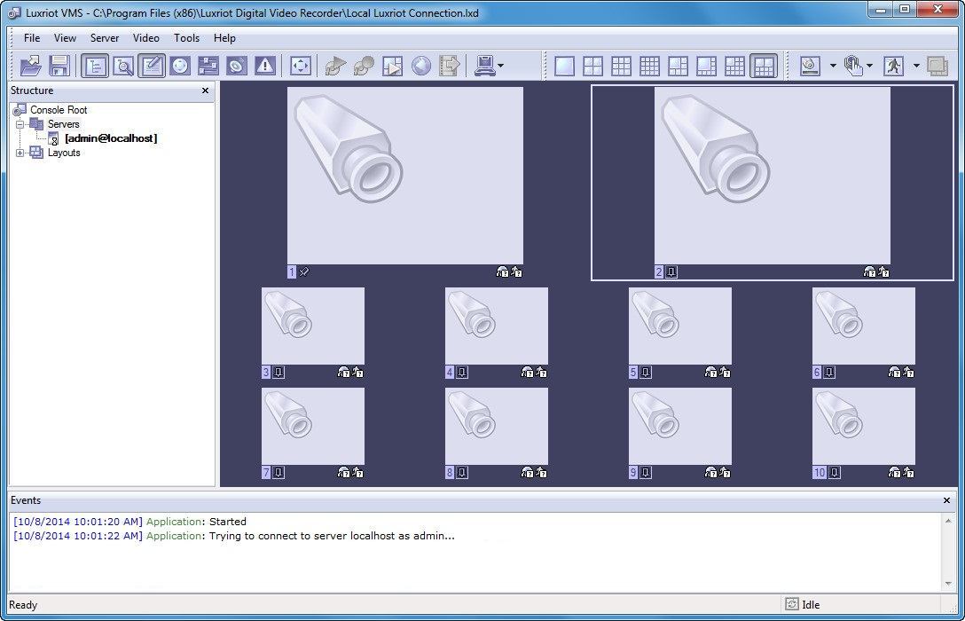 Luxriot Video Management System - Screenshot #1