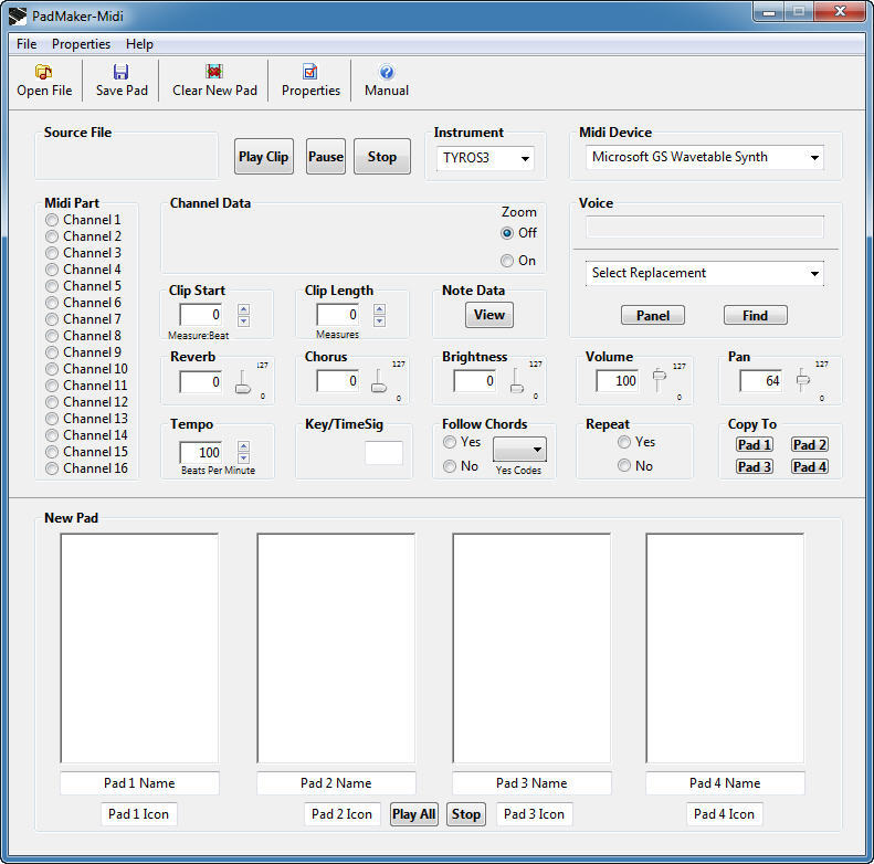 PadMaker-Midi - Screenshot #1