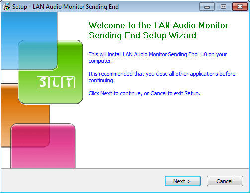 LAN Audio Monitor Sending End - Screenshot #2