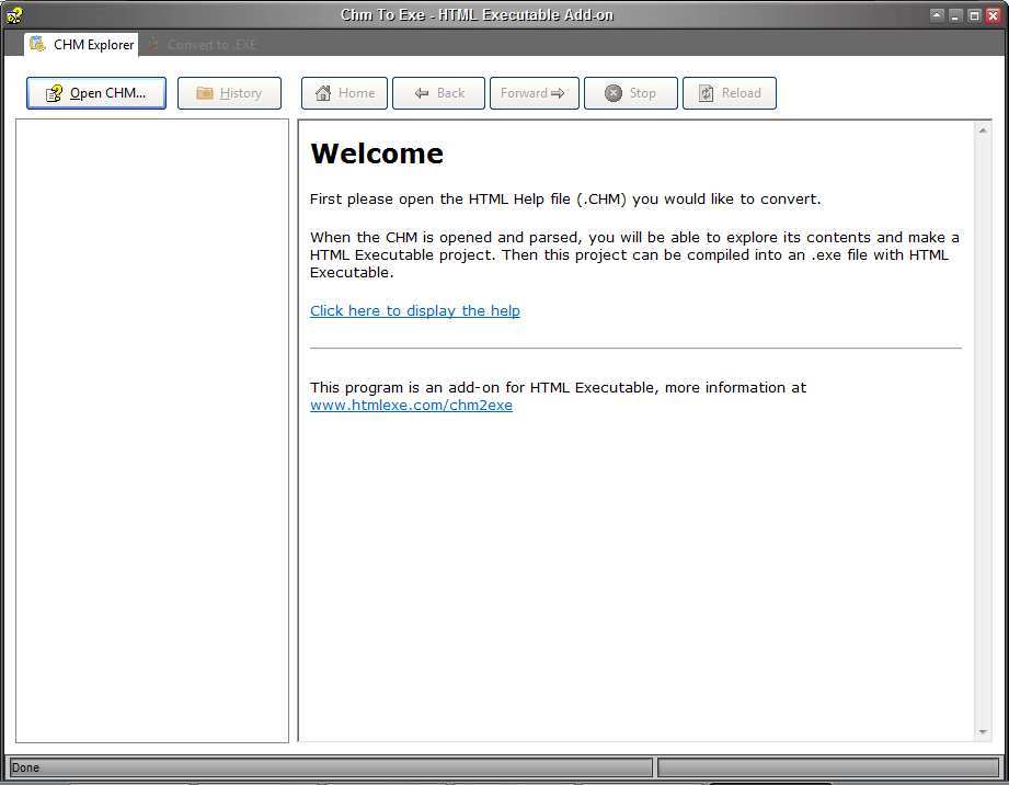 CHM To Exe - Screenshot #6