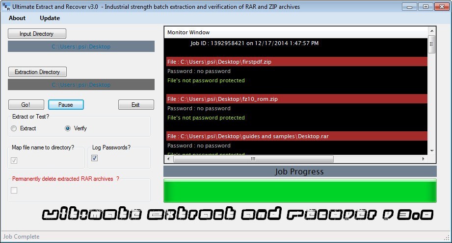 Ultimate Extract and Recover - Screenshot #5