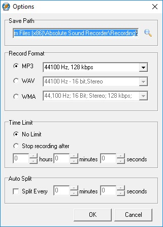 Absolute Sound Recorder - Screenshot #1