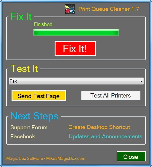 Queue Cleaners Print Queue Cleaner download for free - SoftDeluxe