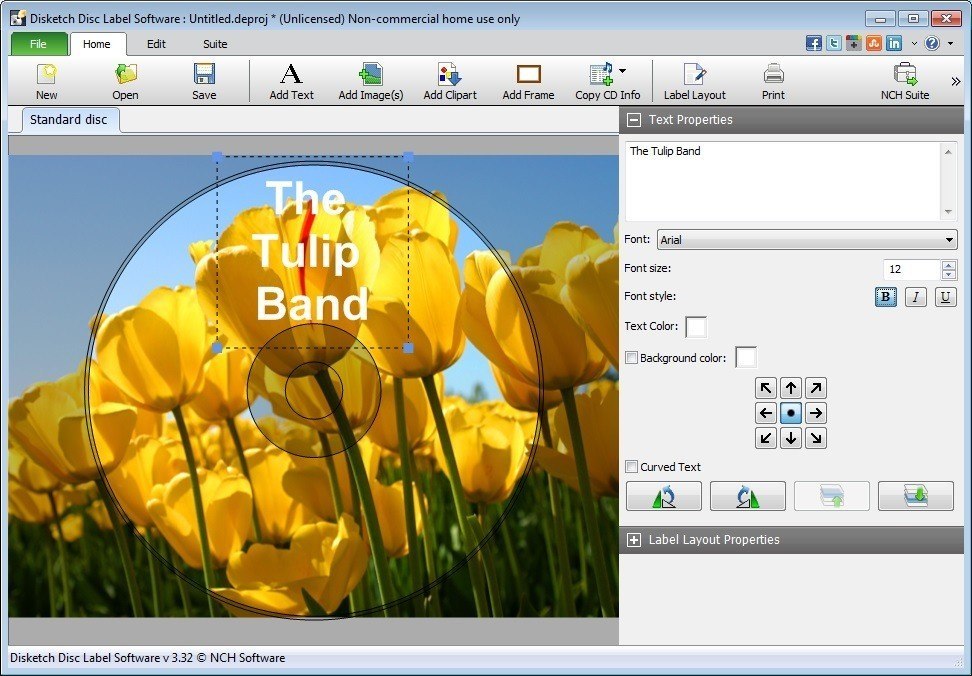 Disketch Disc Label Software - Screenshot #3