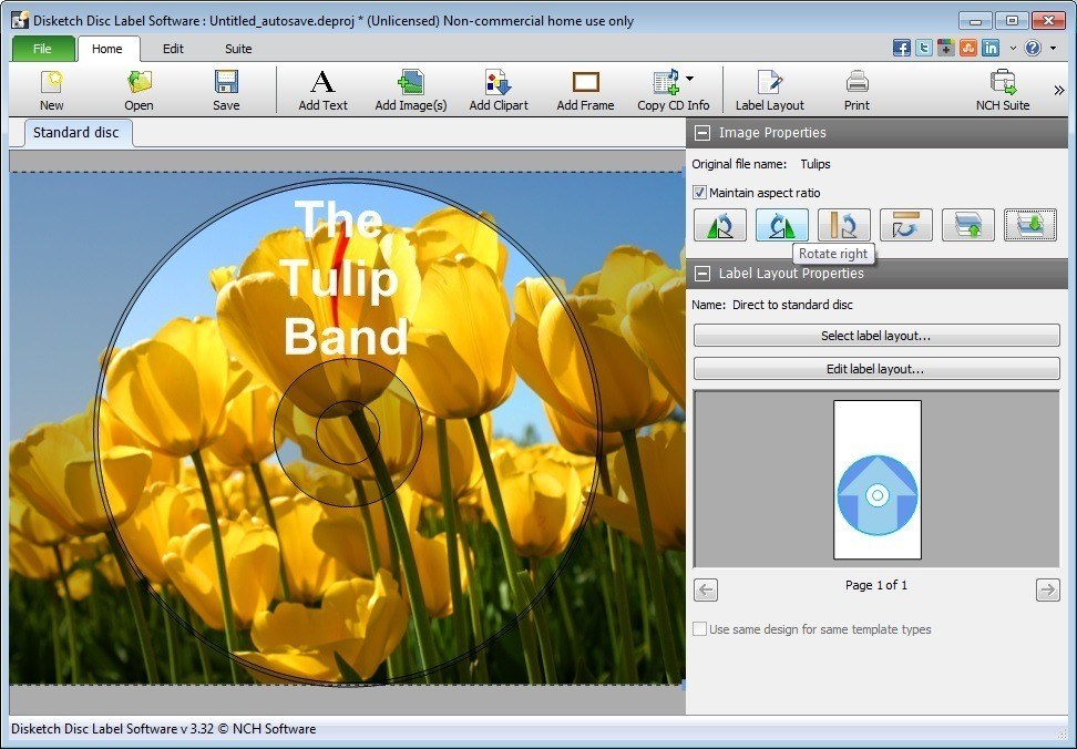 Disketch Disc Label Software - Screenshot #2