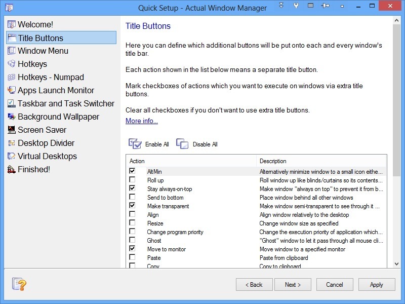 Actual Window Manager - Screenshot #7