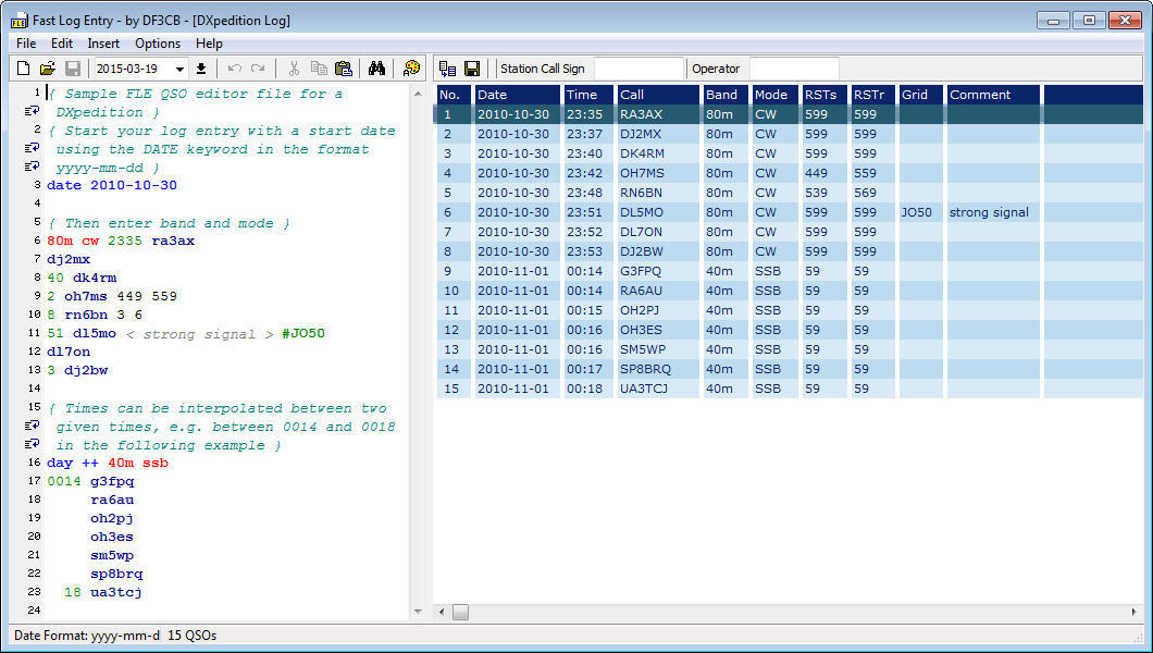 Fast Log Entry download for free - SoftDeluxe