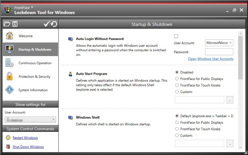 frontface lockdown tool