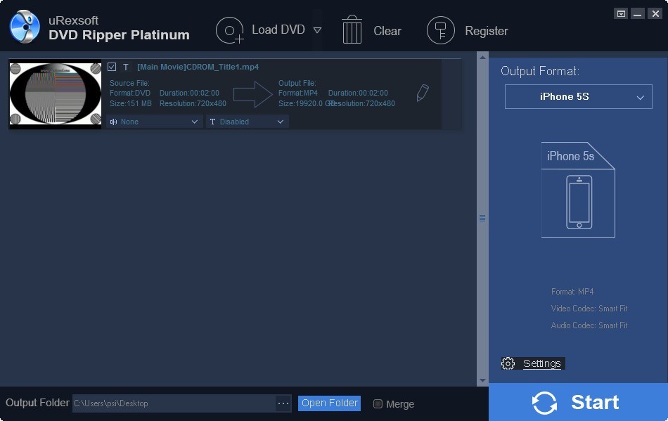 uRex DVD Ripper Platinum - Screenshot #4