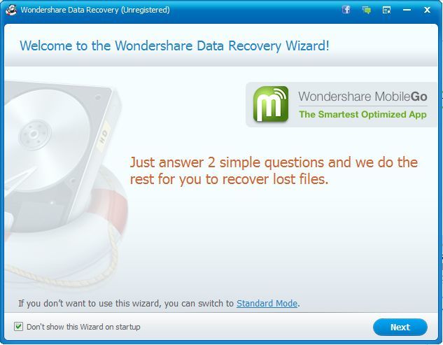 Wondershare Data Recovery - Screenshot #12