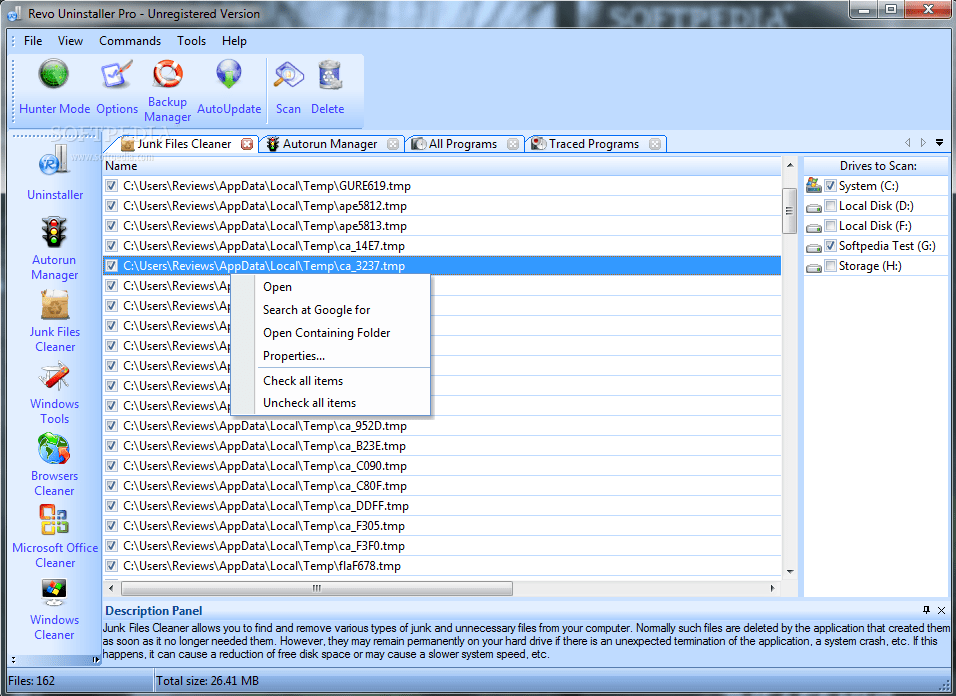 Revo Uninstaller Pro - Screenshot #9