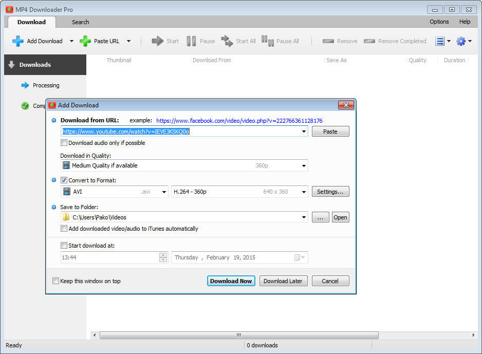 MP4 Downloader Pro latest version - Get best Windows software