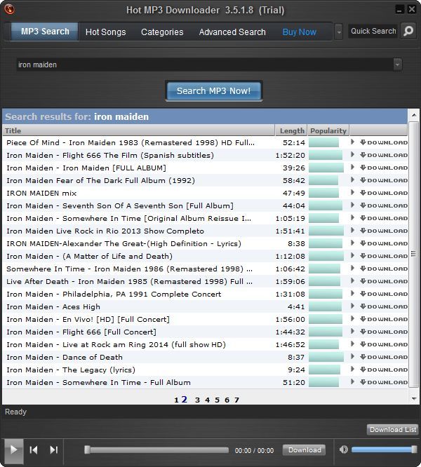 Hot MP3 Downloader download for free SoftDeluxe
