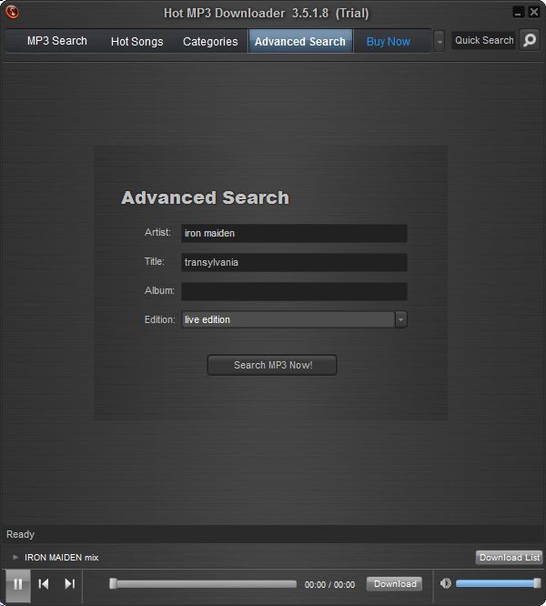 Hot MP3 Downloader - Screenshot #7