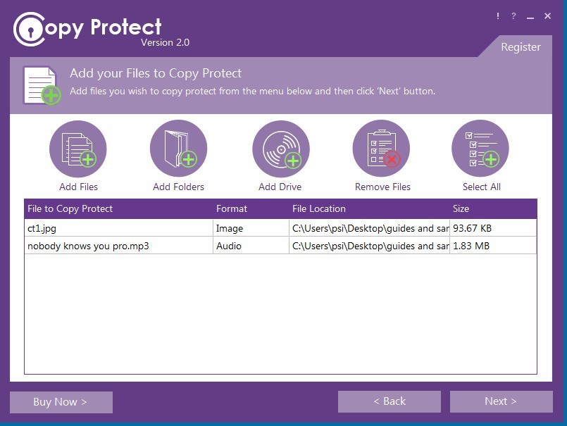 Copy Protect - Screenshot #3