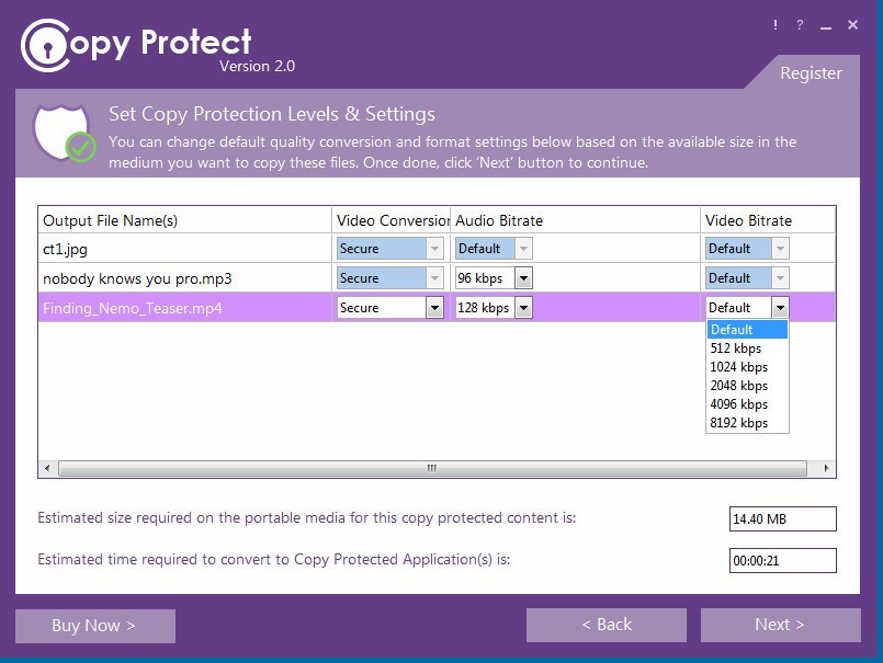 Copy Protect - Screenshot #2