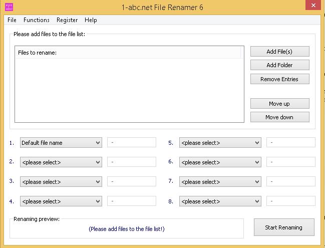 1-abc.net File Renamer - Screenshot #1