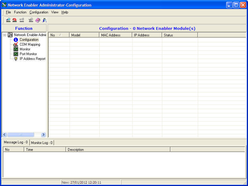 Network Enaber Administrator - Screenshot #1