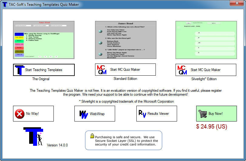 Teaching Templates Quiz Maker - Screenshot #2