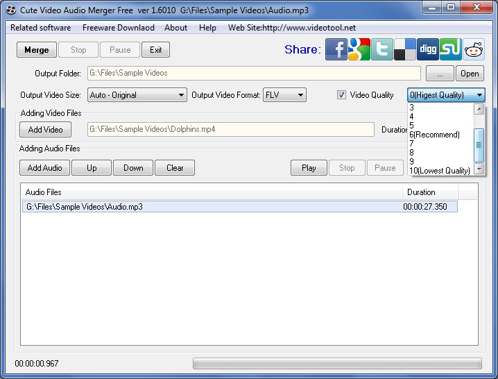 Cute Video Audio Merger Free Version download for free SoftDeluxe