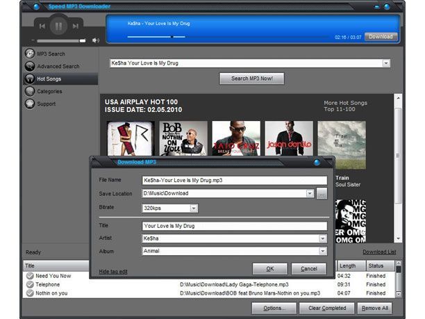 Speed MP3 Downloader - Screenshot #10