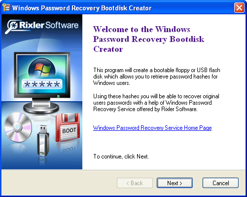 Windows Password Recovery Bootdisk - Screenshot #3