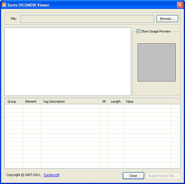 Sante DICOMDIR Viewer - Screenshot #2