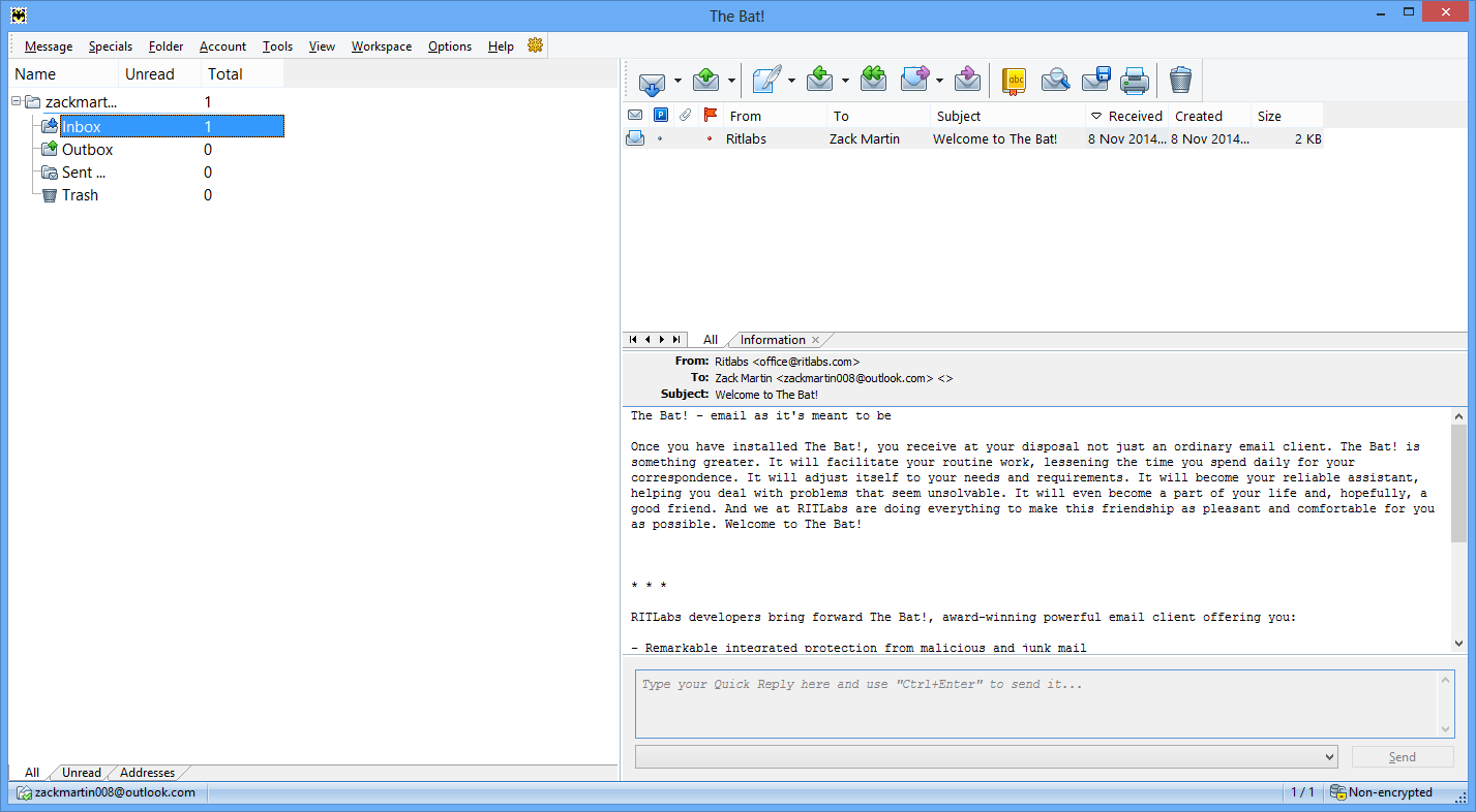 The Bat! - Screenshot #5