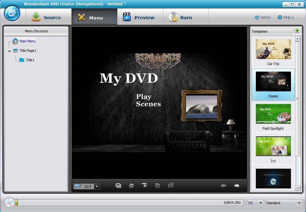 Wondershare DVD Creator - Screenshot #12