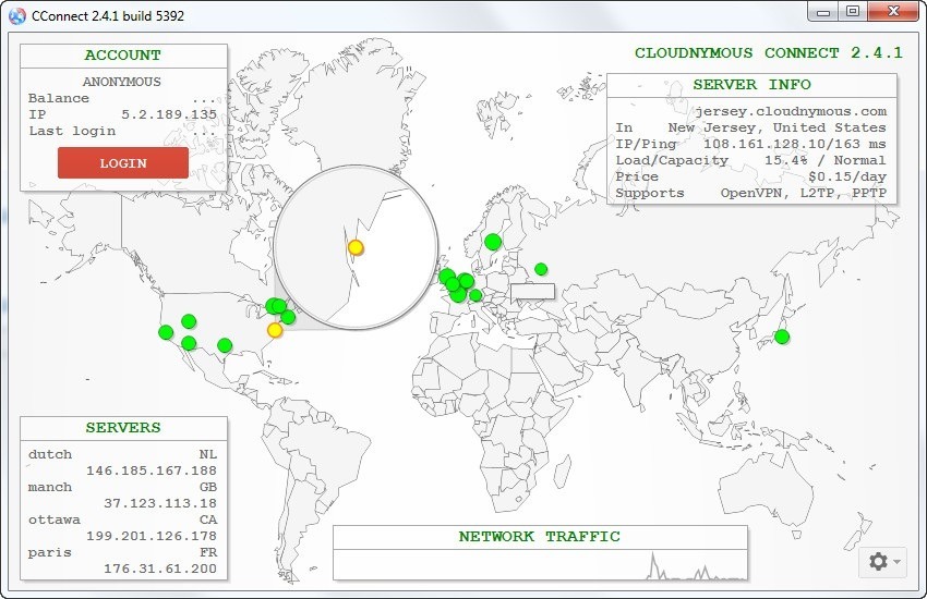 Cloudnymous Connect - Screenshot #2