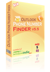 Outlook Phone Number Extractor - Screenshot #1