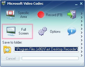 Fast Desktop Recorder - Screenshot #1